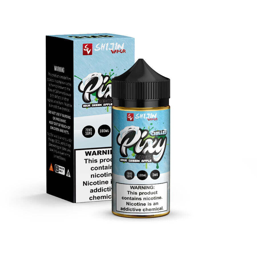 Shijin Vapor It's Pixy - Sour Green Apple Chilled - 100mL