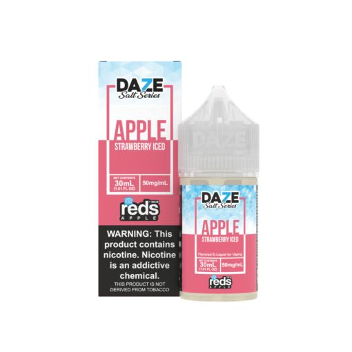 7 Daze Salts - Reds Apple Strawberry Iced - 30mL