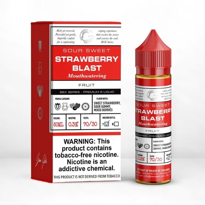 Glas - Strawberry Blast - 60mL