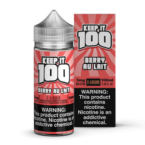 Keep it 100 - Berry Au Lait - 100mL