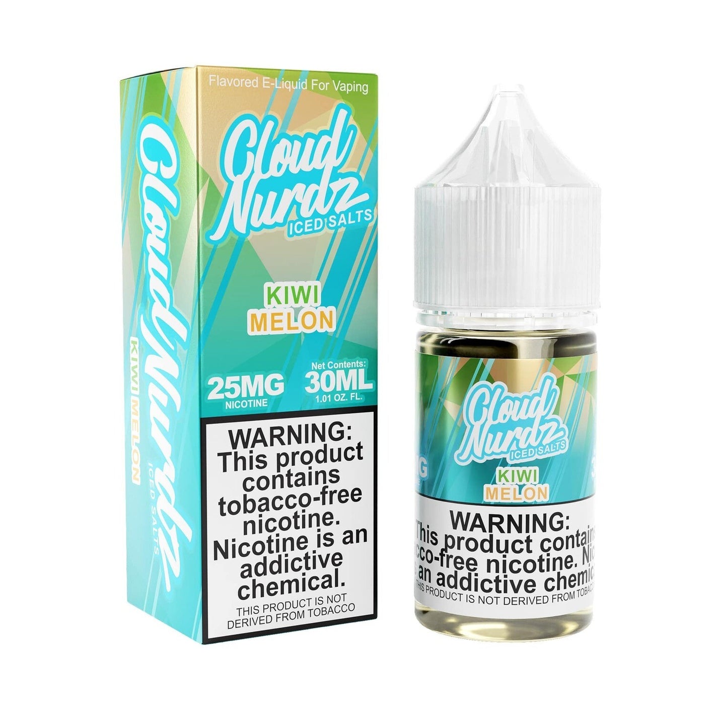 Cloud Nurdz Salts - Iced Kiwi Melon - 30mL