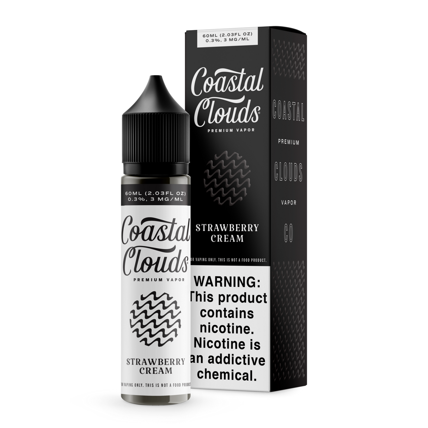 Coastal Clouds - Strawberry Cream - 60mL