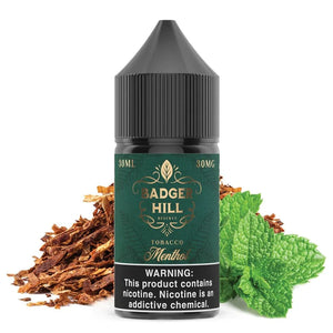 Badger Hill Salts - Menthol - 30mL